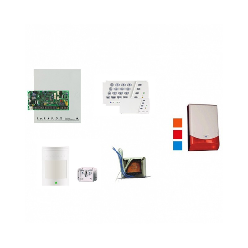 SP4000 KABLOLU ALARM SETİ - SİREN FLAŞÖR R.: KIRMIZI