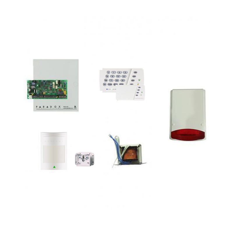 SP4000 KABLOLU ALARM SETİ - SİREN FLAŞÖR R.: KIRMIZI