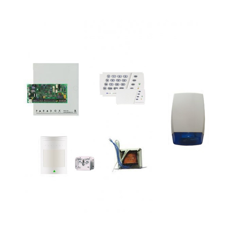 SP4000 KABLOLU ALARM SETİ - SİREN FLAŞÖR R.: MAVİ